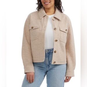 Hunter Women's Tan Jacket Wool size M